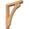 Ekena Millwork Legacy Block Smooth Bracket w/ Offset Brace, Western Red Cedar, 5 1/2"W x 32"D x 40"H BKT0604X32X40LEC05SWR - alternate 1